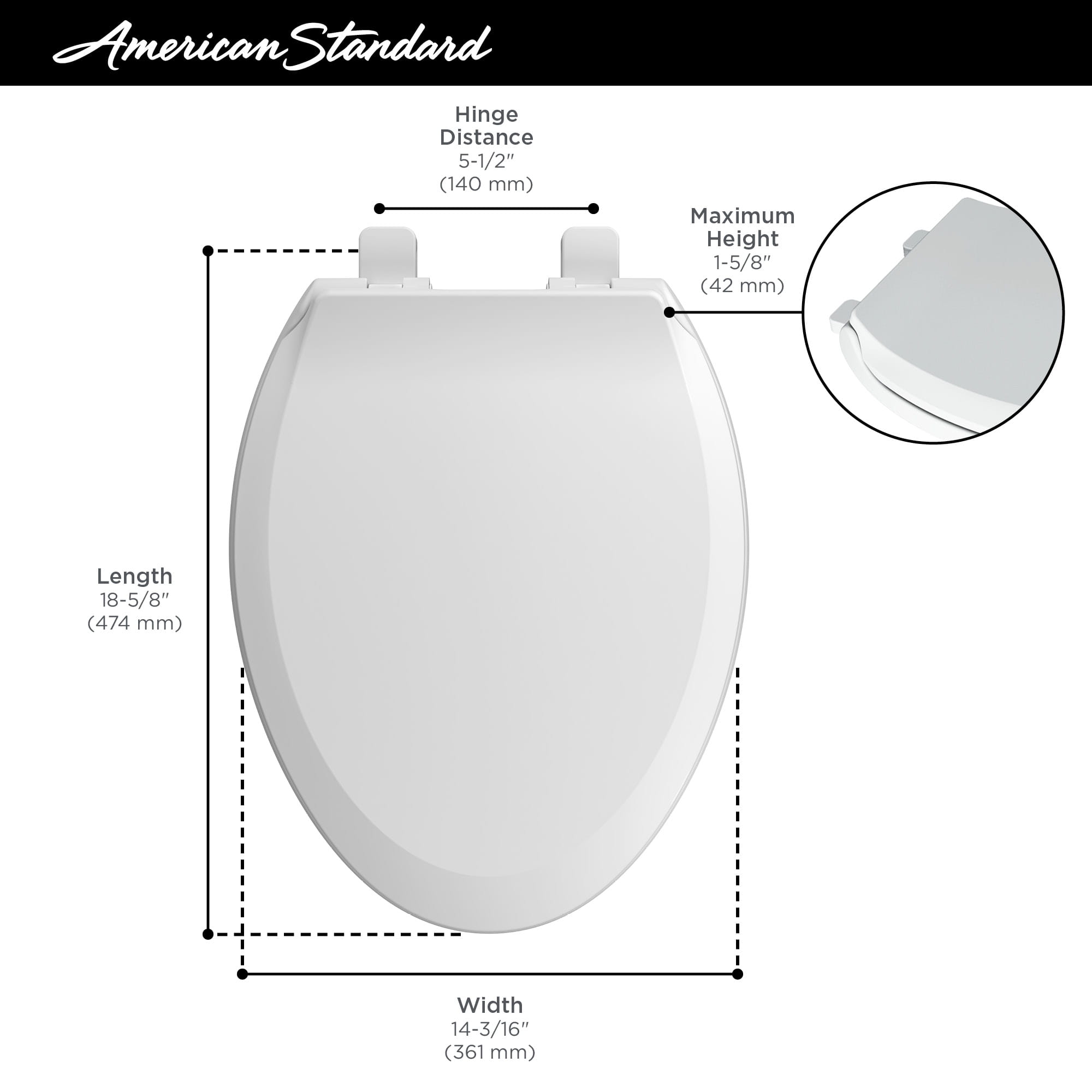 Cadet SlowClose Elongated Toilet Seat